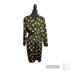 Vintage Leslie Faye 90s Glam Faux Wrap dress, size 12